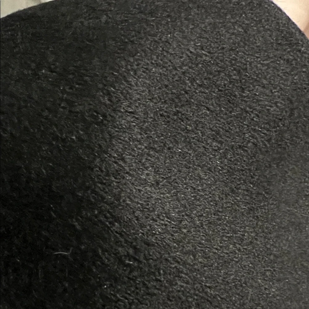 50s Doeskin Felt Capulet Black Wool Women's Hat Glencove Henry Pollak NY